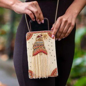 Mary Frances Gnome for the Holidays Crossbody Phone Bag